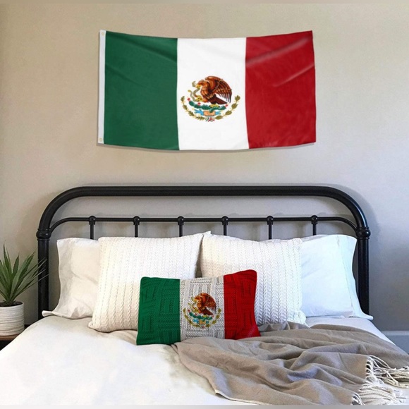 Mexico Flag 3x5 Ft - 100D Thicker Polyester - Mexican MX National Flags Double S - Picture 2 of 5